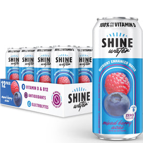 ShineWater bottle featuring plant-based antioxidants and minerals