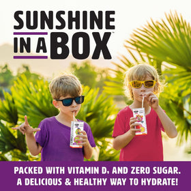 ShineWater vitamin D graphic showing added vitamin D for daily vitality