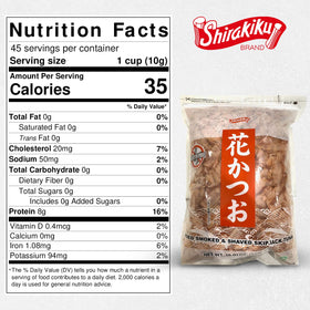 Shirakiku 16-ounce resealable package keeps flavor fresh.