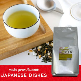 Shirakiku Genmaicha served in a cup showcasing a balanced, comforting aroma