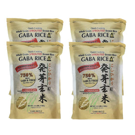 Shirakiku Koshihikari GABA rice packaging highlights premium quality and value.