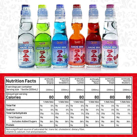 SHIRAKIKU BRAND Ramune glass bottles on a countertop invite cheers and refreshing sips.
