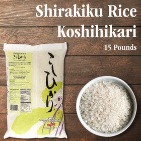 Shirakiku sushi-grade rice close-up ideal for perfect sushi textures