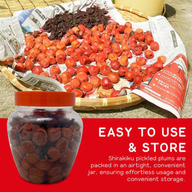Shirakiku umeboshi as a topping for bowls and wraps.