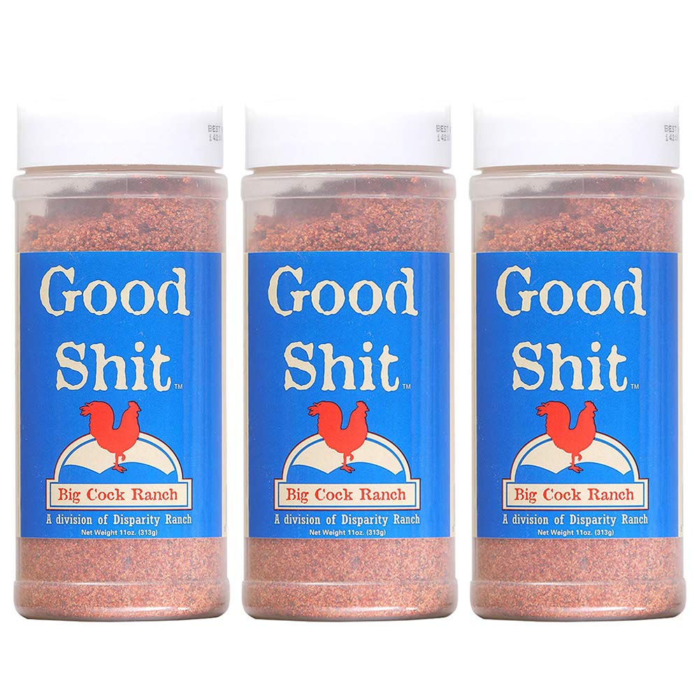 Shit Load Good Shit seasoning bottle showcasing the sweet-salty blend for everyday meals