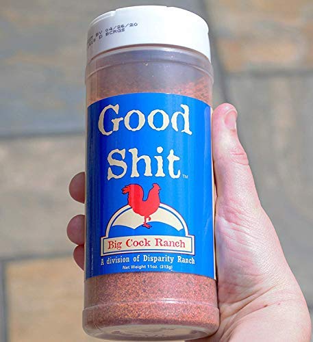Shit Load Good Shit seasoning on chicken dish for rich flavor