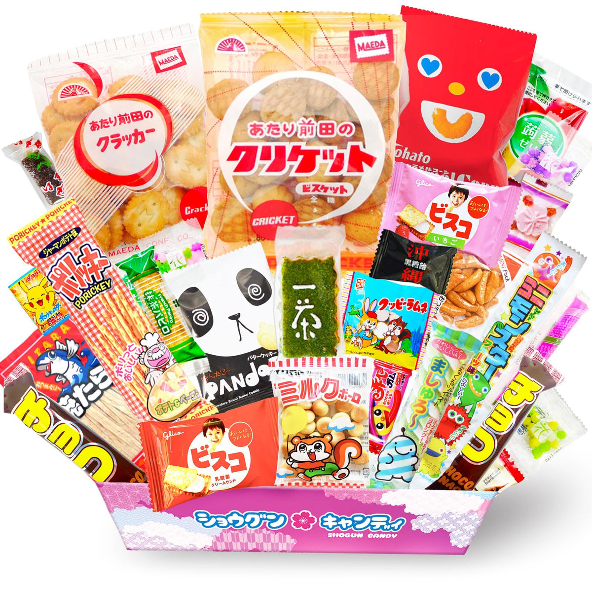 SHOGUN CANDY Japanese snacks variety box with colorful assortment for sharing