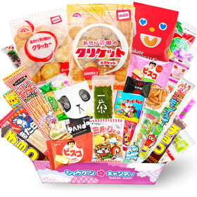 SHOGUN CANDY Japanese snacks variety box with colorful assortment for sharing