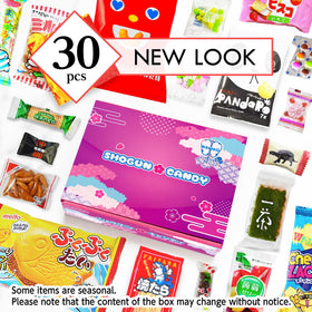 SHOGUN CANDY ramune candy pack highlighting fizzy flavors to enjoy with friends.