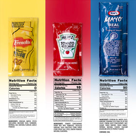 Shop Square mayo packets provide creamy texture for sandwiches and snacks