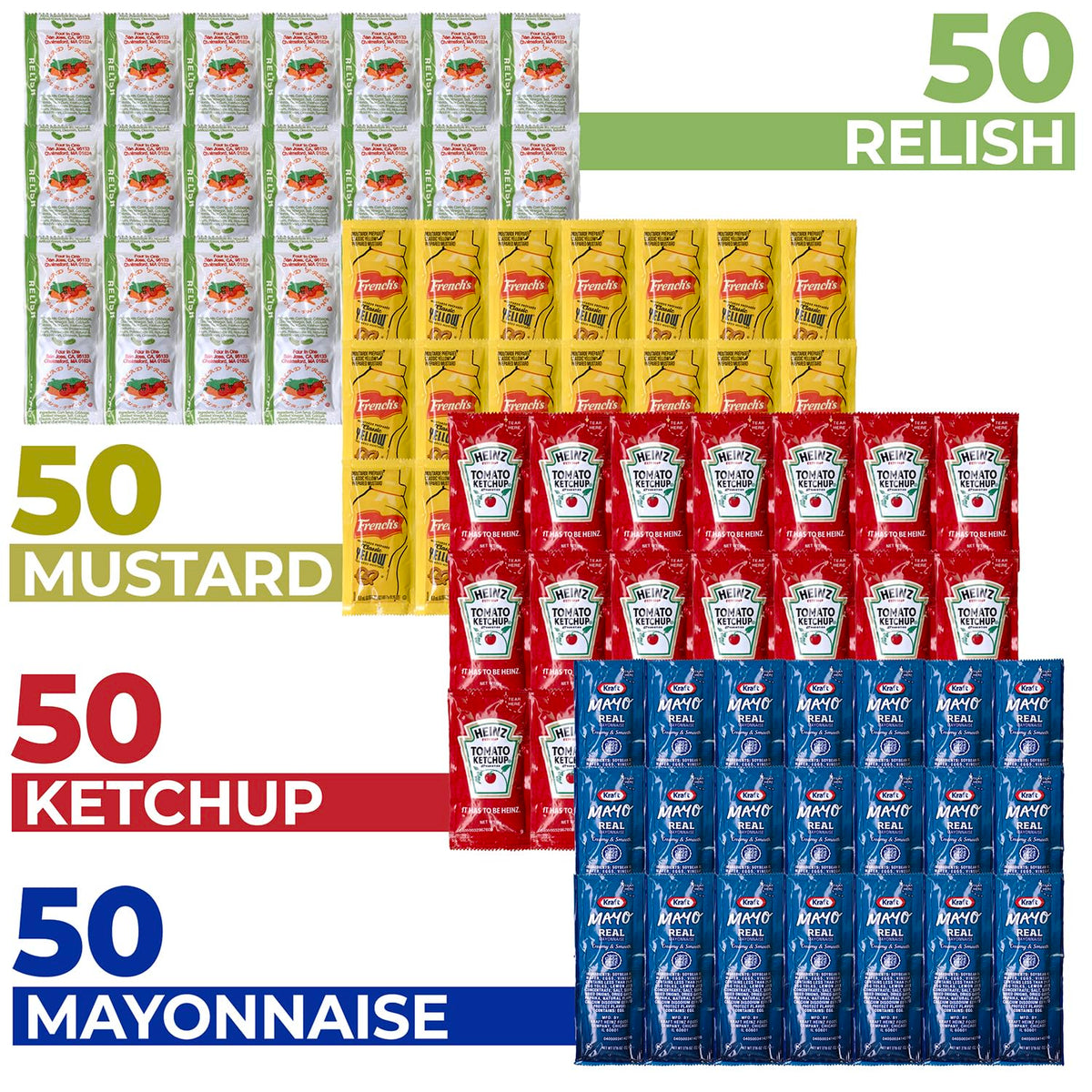 Shop Square ketchup packets 50-count ideal for burgers and fries on the go