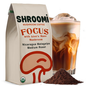 Shroomi award-winning coffee bag for focused mornings.