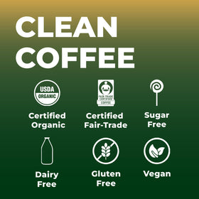 Shroomi award label closeup underscores organic, fair-trade credentials.