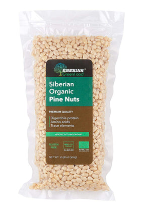 Siberian Green Food pine nuts add crunch to salads and baking.