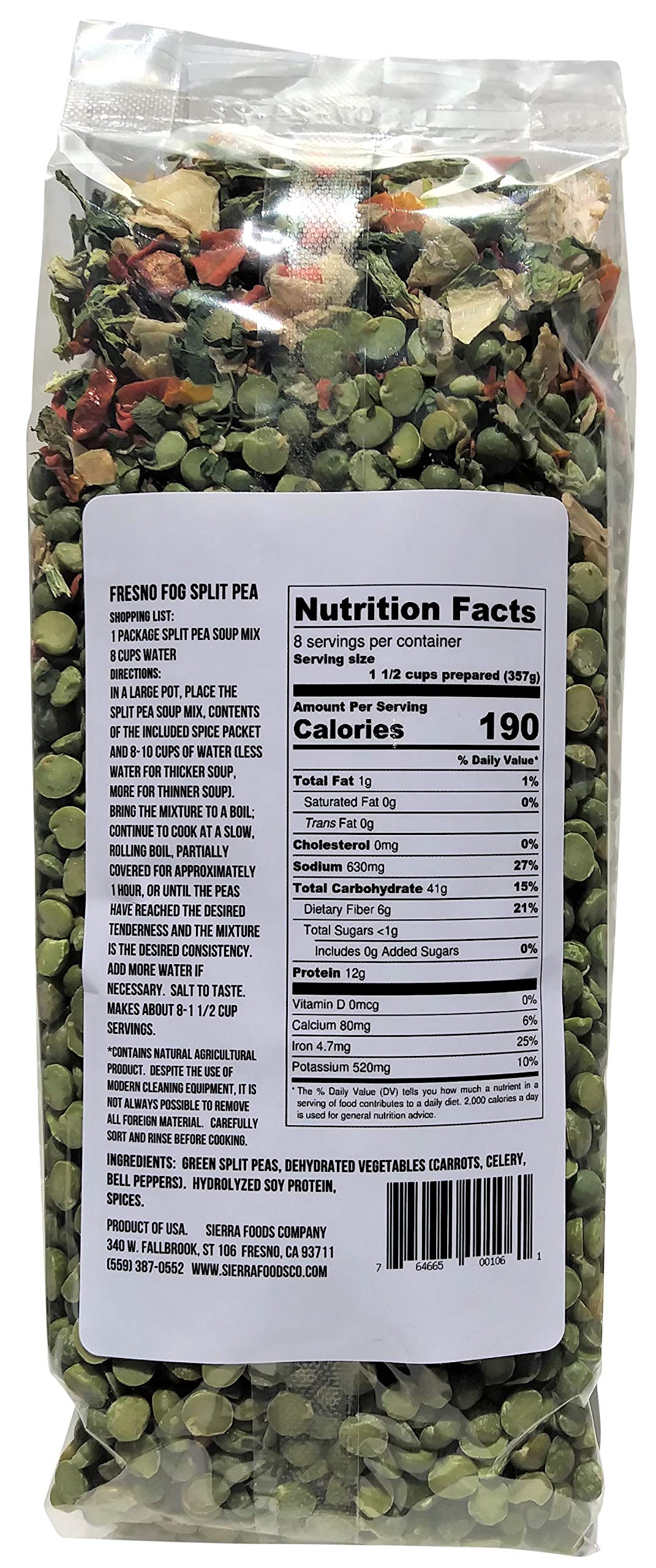 Sierra Soups French Style 5 Bean Pack—protein-rich vegan-friendly dinner option.