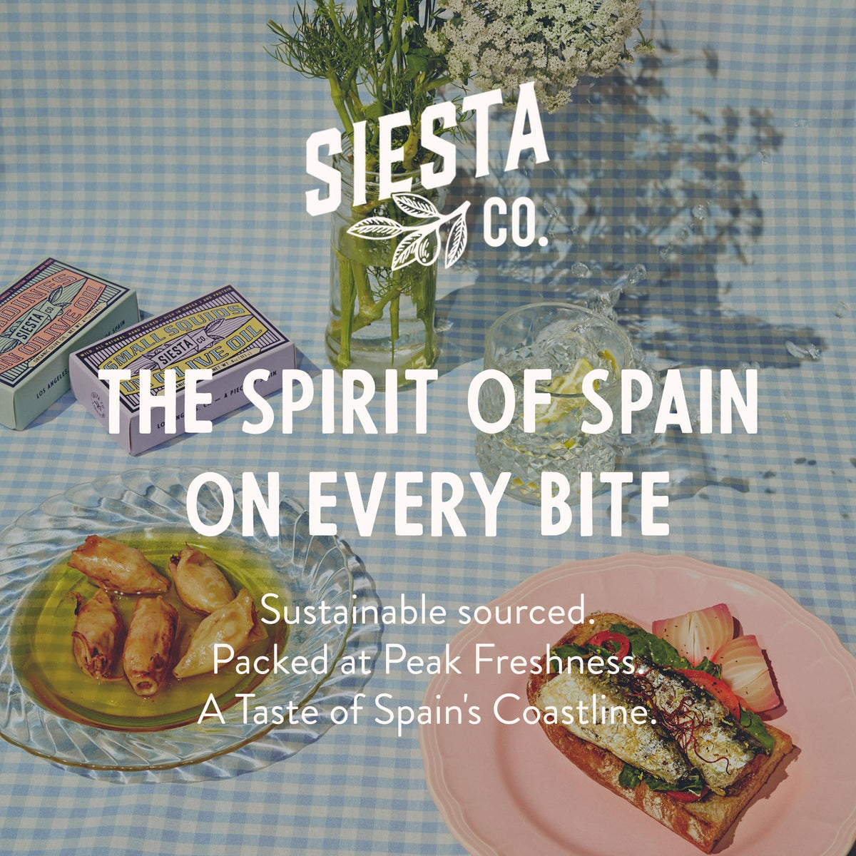 Siesta Co. white clams tin light, savory pasta addition.