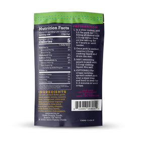 Close-up of Siete Carnitas spice powder showing aromatic notes.