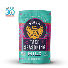Siete mild packets image showing family-friendly flavor options for quick weeknight dinners
