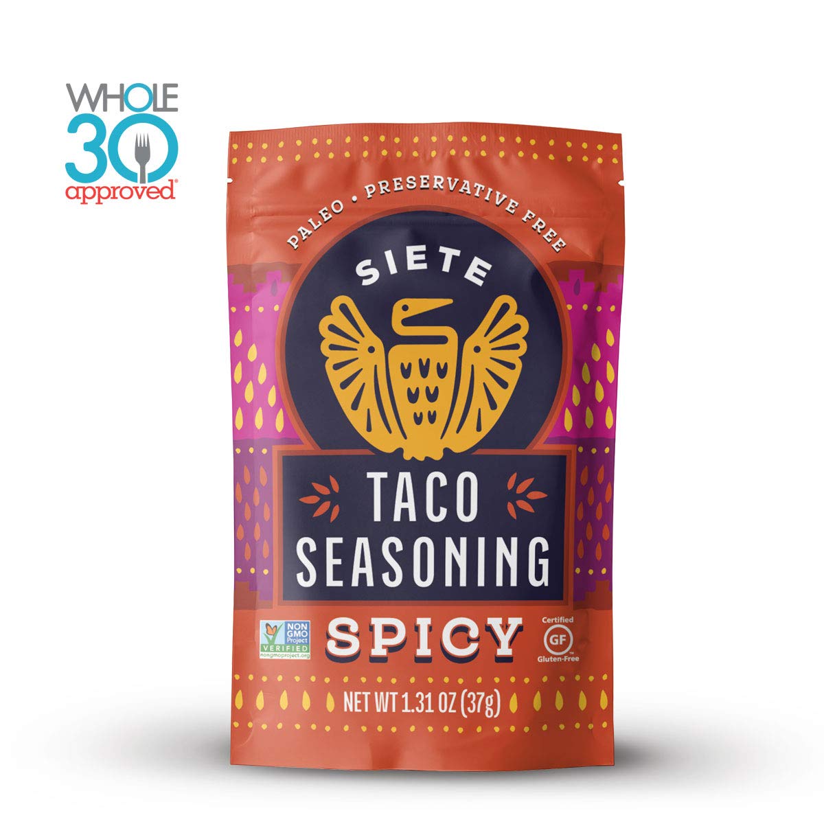 Siete spicy packets image reveals bold heat with savory depth for taco nights