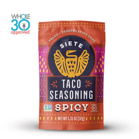 Siete spicy packets image reveals bold heat with savory depth for taco nights