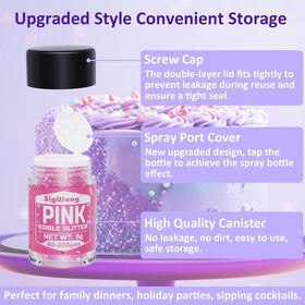 SigWong edible glitter fondant-sugar-dust adds luminous accents to fondant.