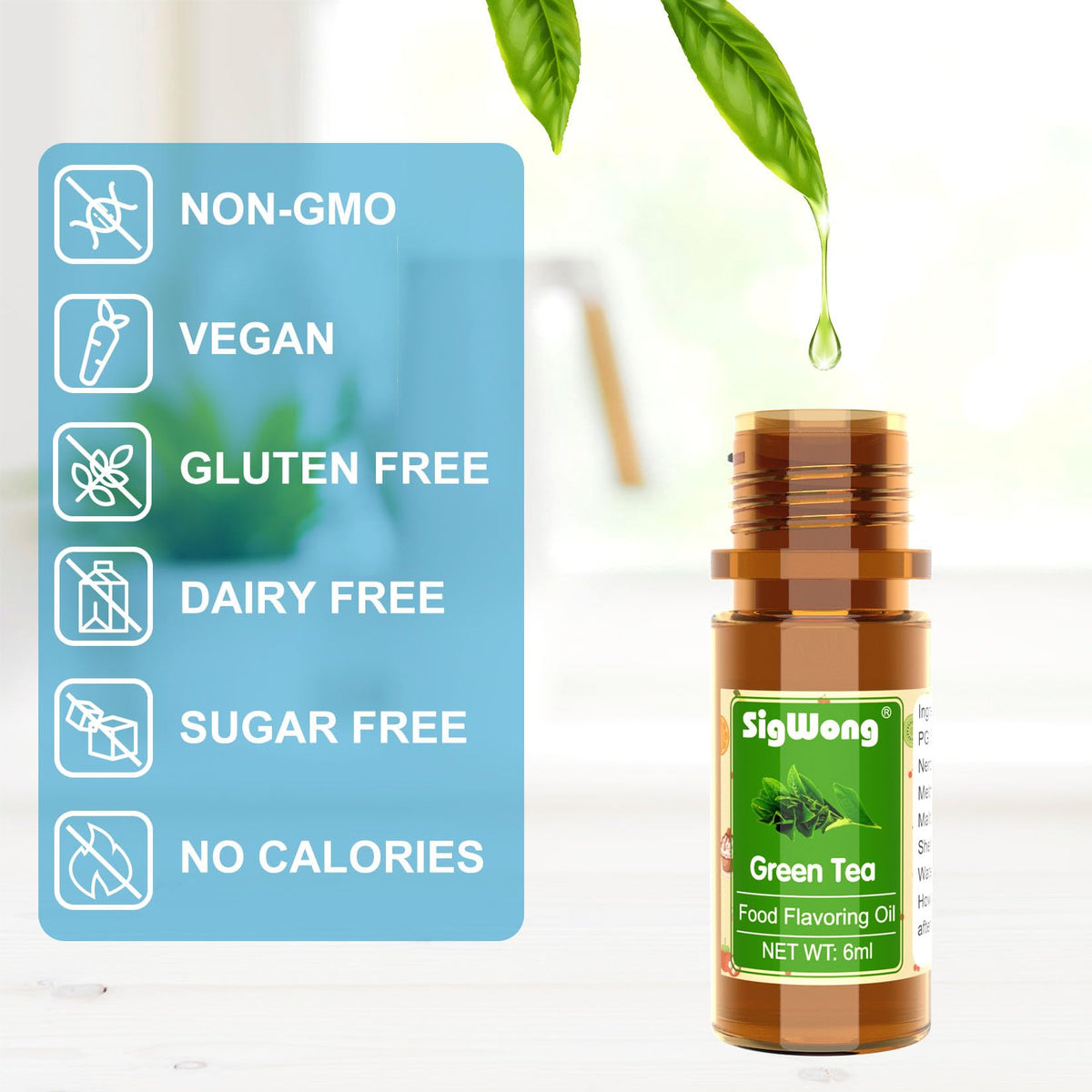 SigWong flavoring oil drops pour for activating aroma in desserts and drinks