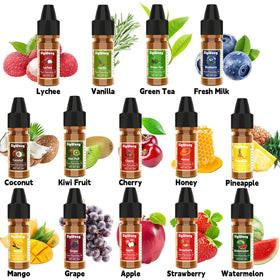 SigWong flavoring oil label detail highlighting 14 natural flavors for versatile cooking and DIY