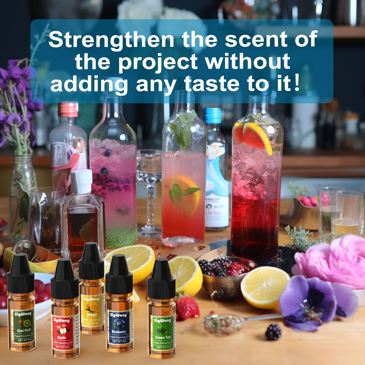 SigWong flavoring oil packaging shot ideal for lip gloss and cosmetic experiments