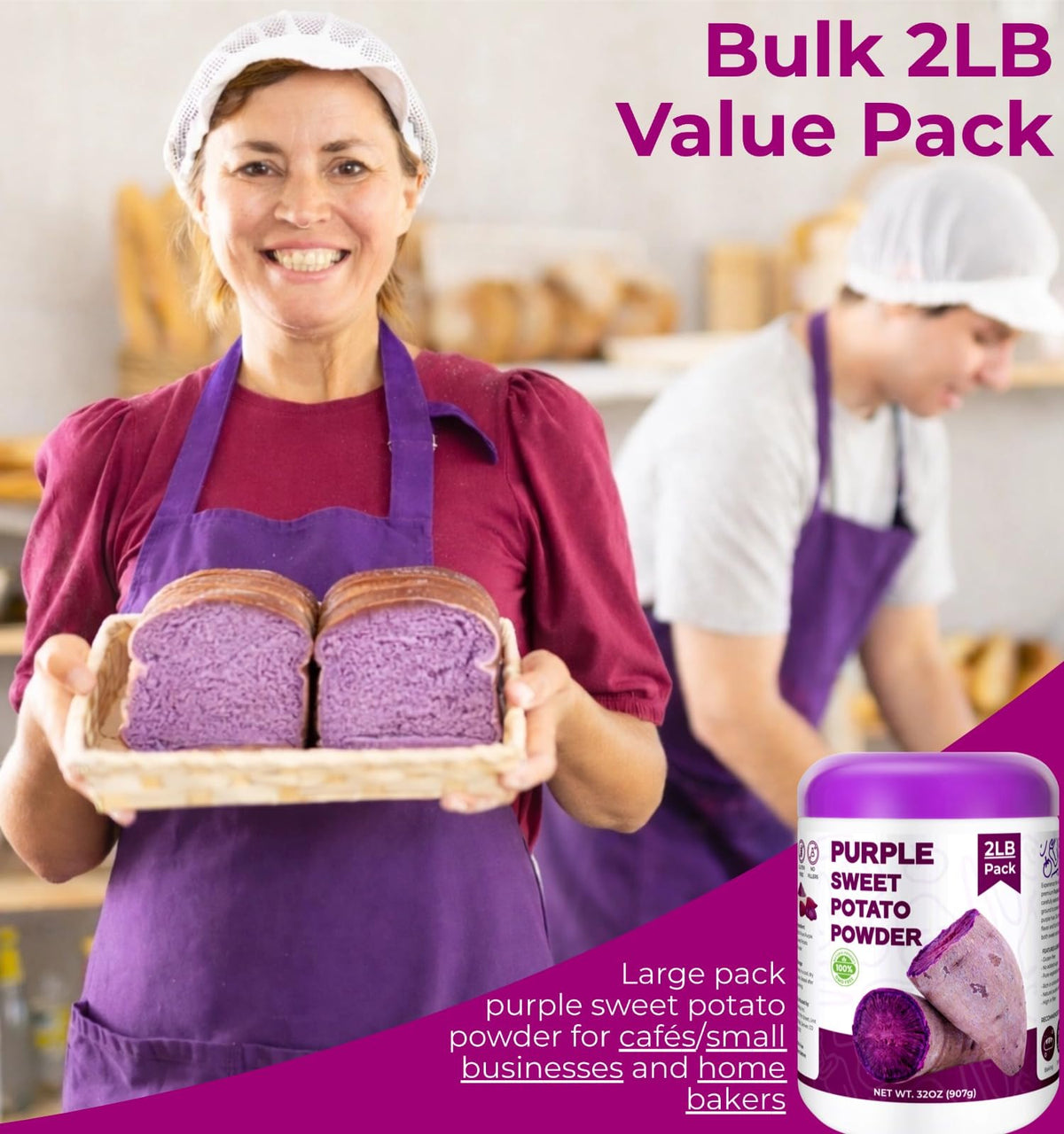 SIHASO color dispersion closeup shows vibrant purple hues ideal for cakes and frostings.