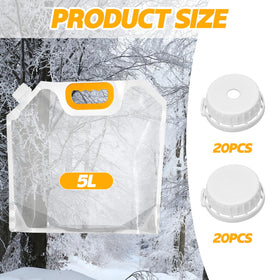 SiliFine non-perforated lid caps seal filled bags securely