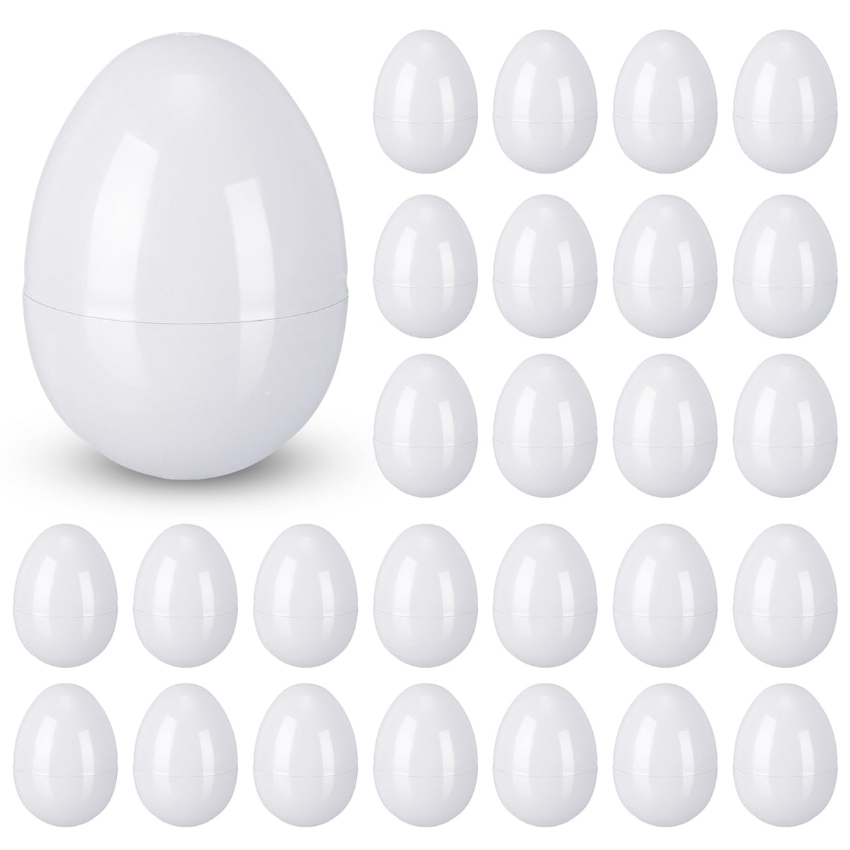 Silipull 36-pack egg set for hunts and decorative displays.