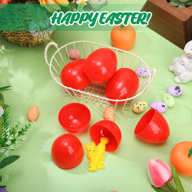 Silipull red Easter egg for versatile fillers and DIY crafts