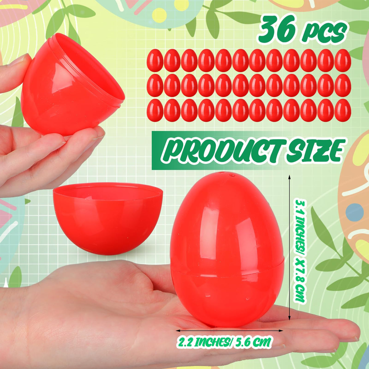 Silipull fillable Easter egg with twist lid for easy filling and secure closure