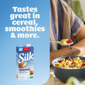 Silk Original Almond Milk creaminess perfect for coffee