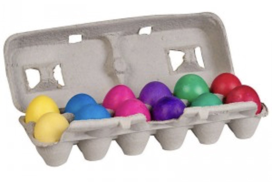 Silly Rabbit Cascarones colorful confetti eggs ready for celebrations and photo ops
