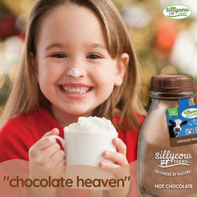 Silly Cow Farms Marshmallow Swirl flavor, soft sweetness in hot chocolate