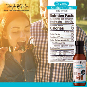 Simple Girl Country Sweet label drawing attention to natural sweetness and keto-friendly profile.