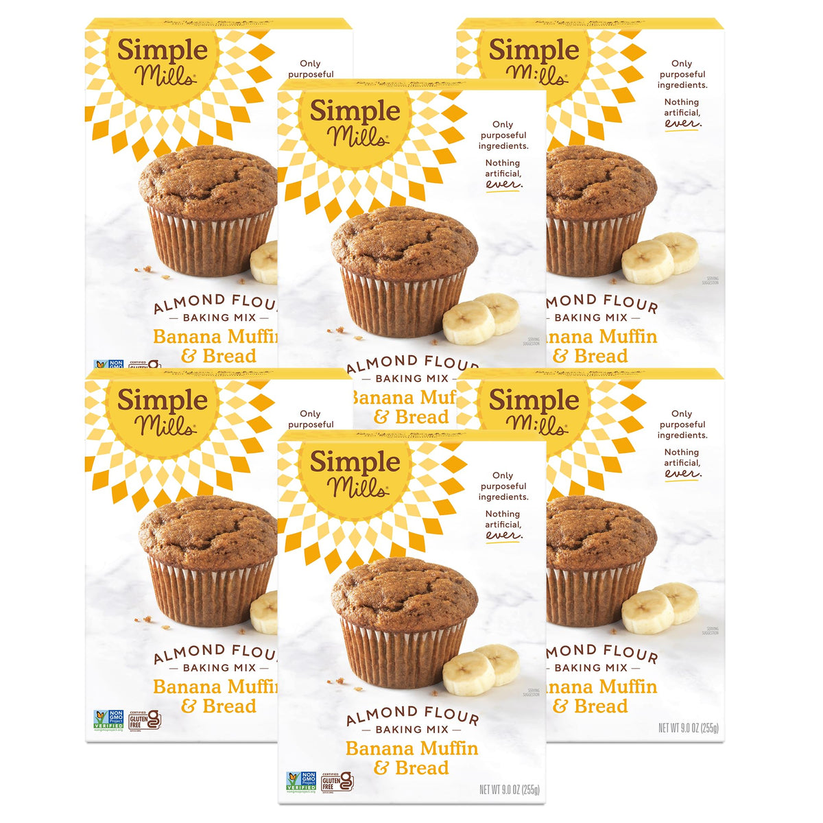 Simple Mills almond flour banana bread mix box for gluten-free baking