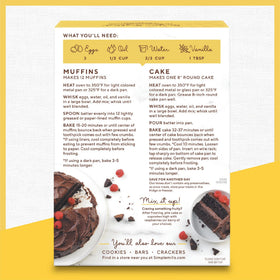Ingredients list on the box shows grain-free, paleo-friendly options for mindful bakers