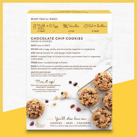 Simple Mills mix label close-up emphasizes gluten-free, non-GMO, paleo-friendly points.