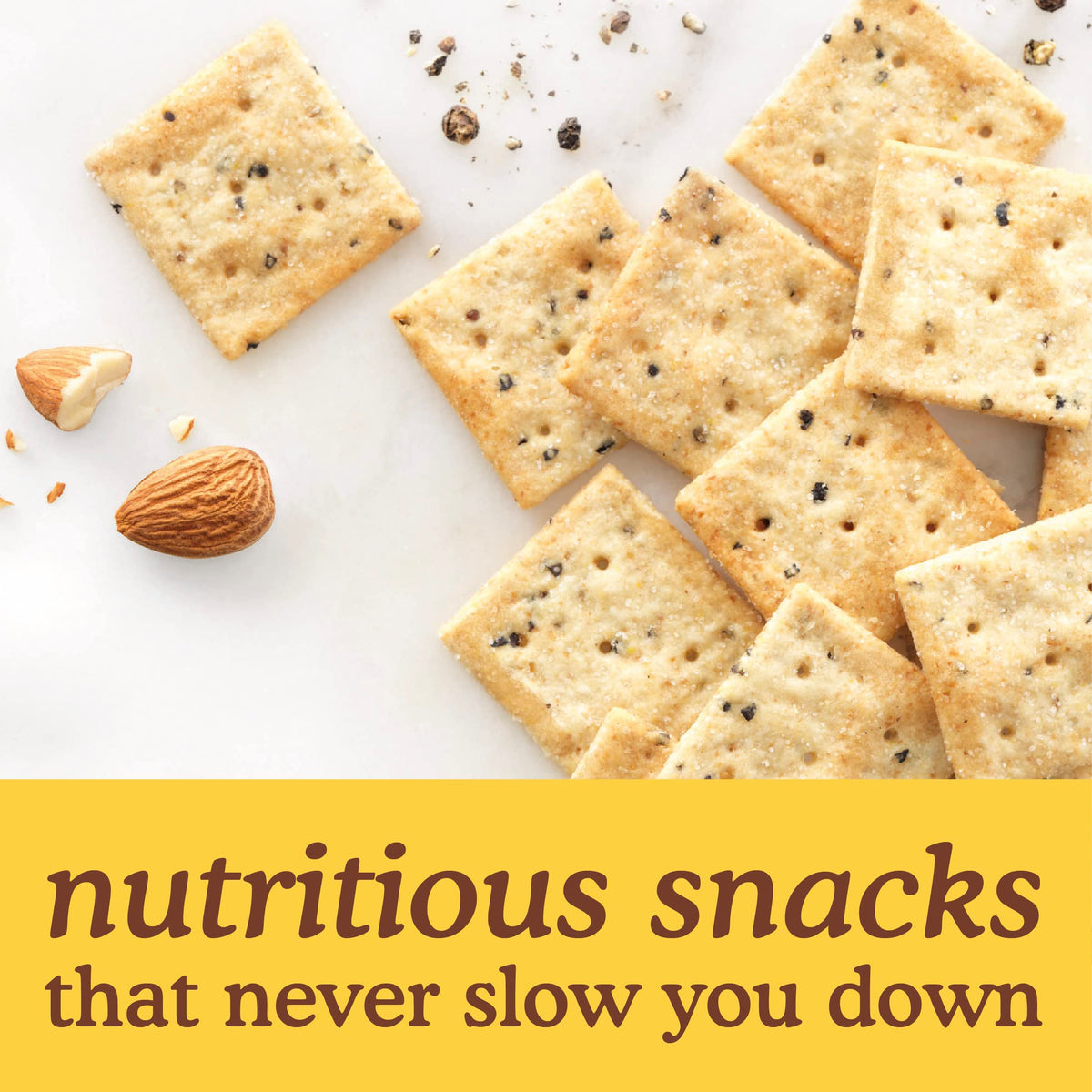 Simple Mills Black Pepper crackers, grain-free option for quick tasting moments