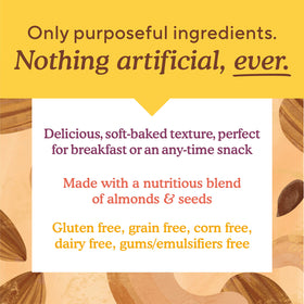 Simple Mills Almond Flour Snack Bars Spiced Carrot Cake, warm flavor in a portable snack.