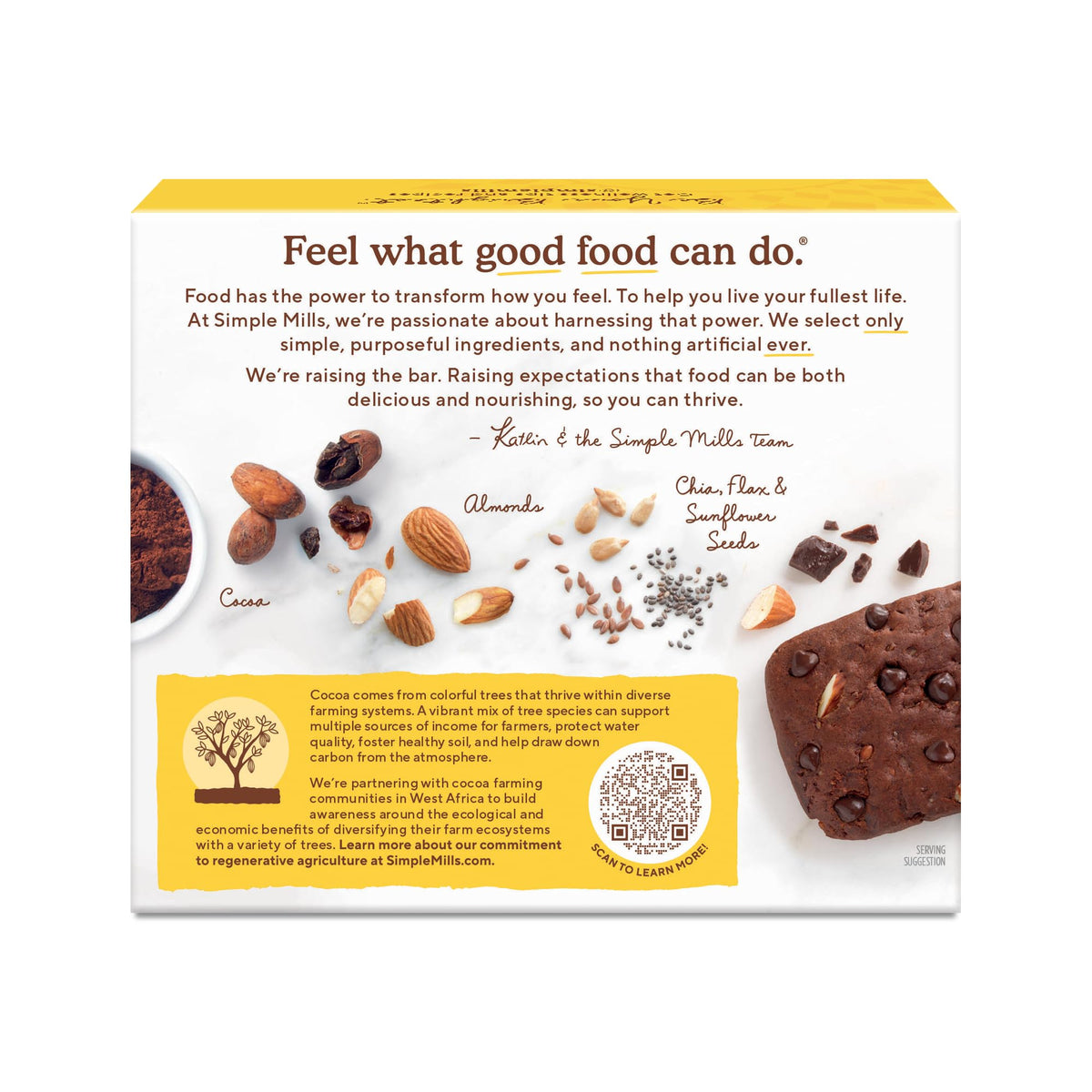 Simple Mills bars wrapped individually, ideal for lunchbox or gym bag