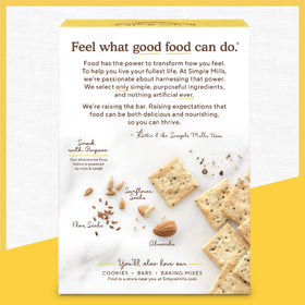 Simple Mills Crackers provide pantry-friendly, shelf-stable snacking for lunchboxes and travel