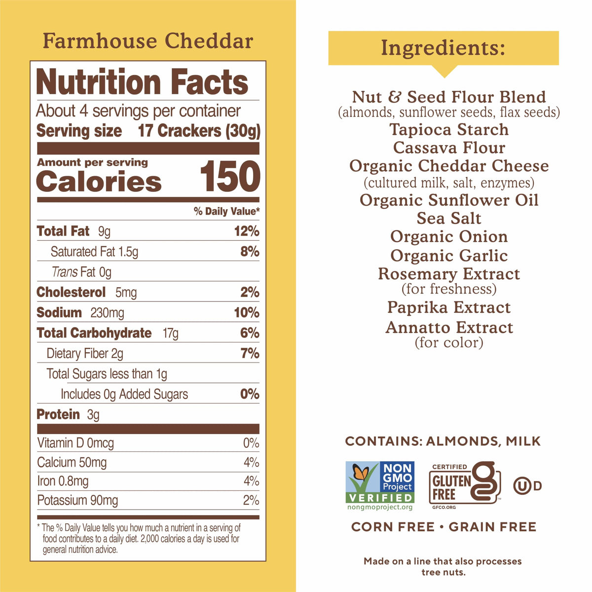 Cracker break shot reveals light crunch and cheddar notes.