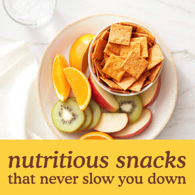 Packaging highlight emphasizes clean, simple ingredients in a pantry-staple cracker.