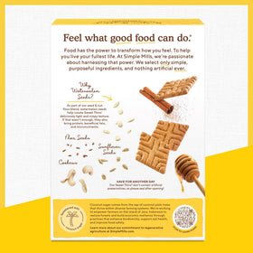 Six-pack display emphasizes pantry-ready convenience with Simple Mills Sweet Thins.