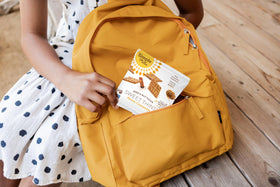 Simple Mills Honey Cinnamon Sweet Thins shown as a kid-friendly lunchbox snack, naturally sweet.