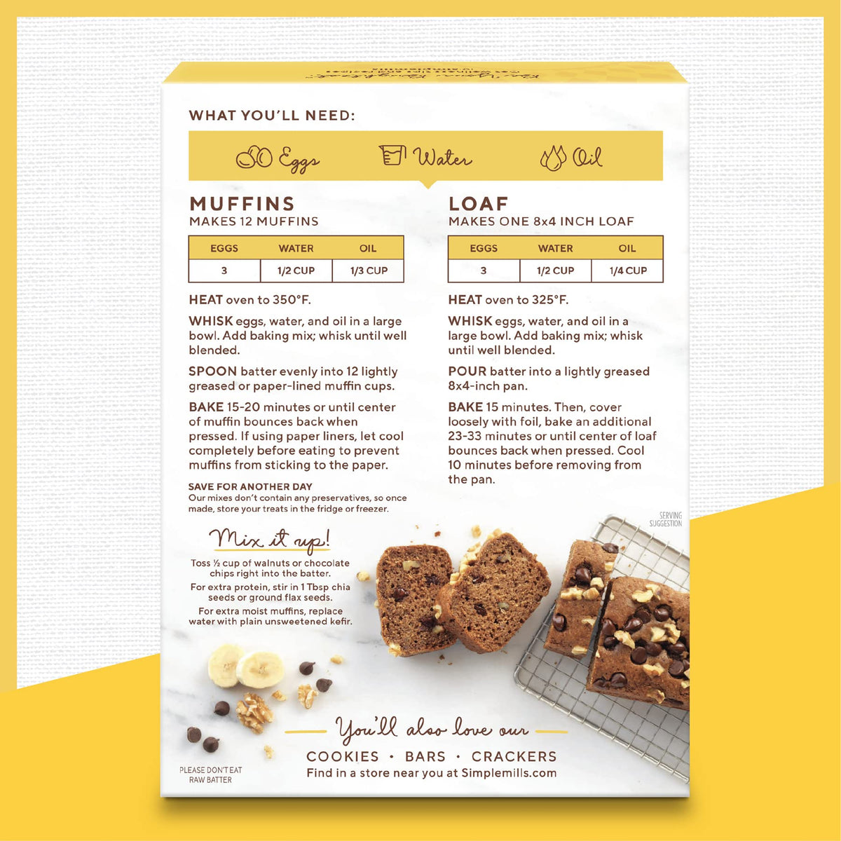 Simple Mills pantry-friendly packaging keeps baking supplies ready and organized