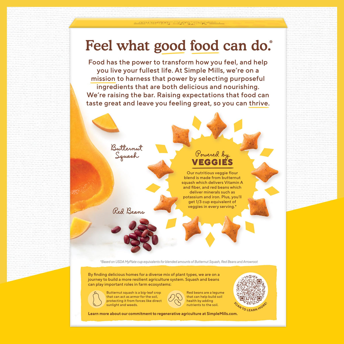 Simple Mills Pop Mmms Pizza crackers on pantry shelf; non-GMO option.